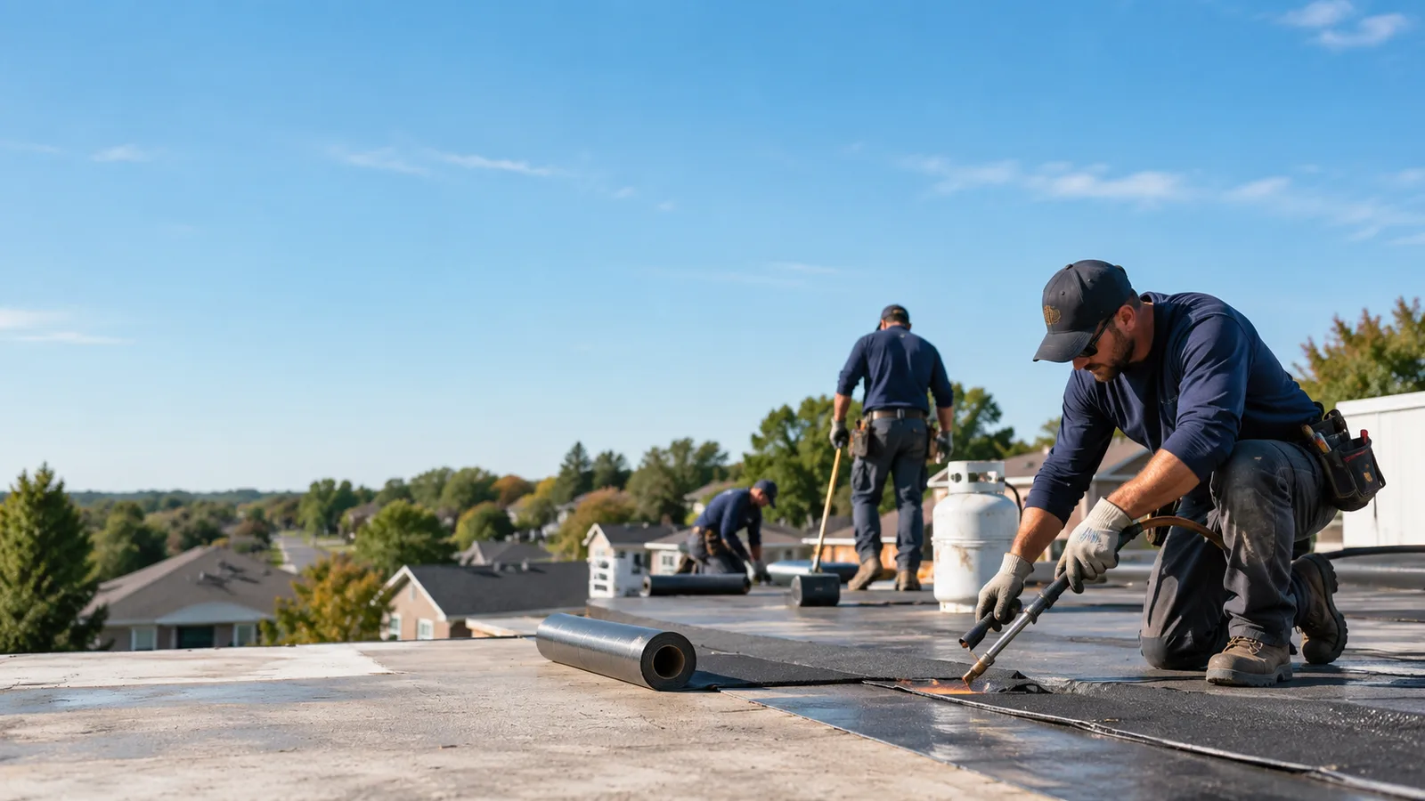 Flat Roof Leak Repair providers in Depauw, IN